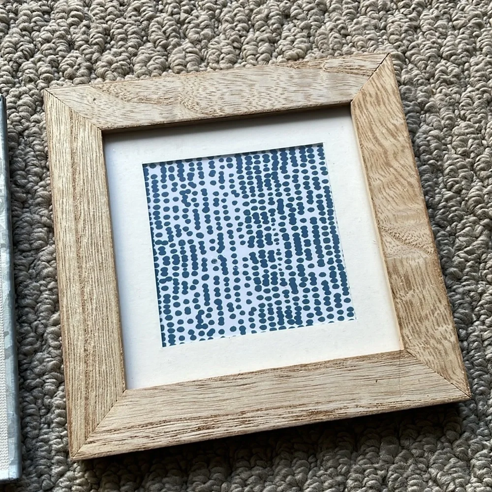 Bundle of 2 Bright Wood Border & Silver Border You Are My Sunshine Photo Frames